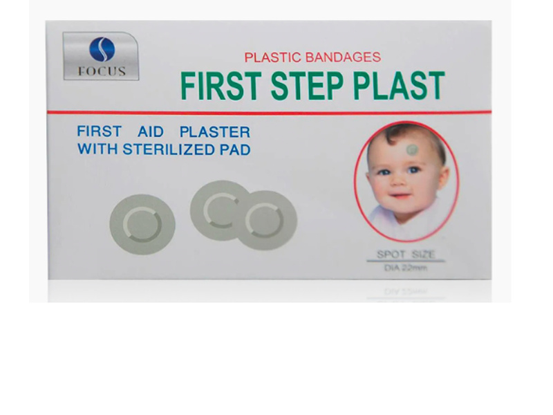 Focus first step circular plaster bandage strips 100 pcs