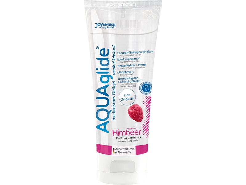 Aquaglide flavored lubricant raspberry 100 ml 