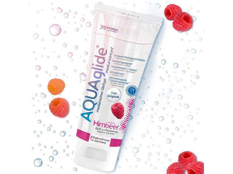 Aquaglide flavored lubricant raspberry 100 ml 