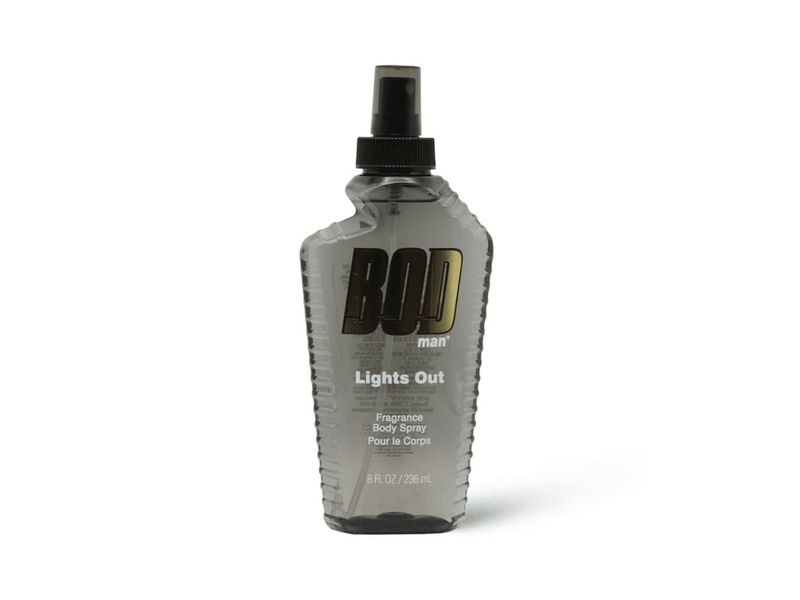 Bod man black body spray for men lights out 236 ml