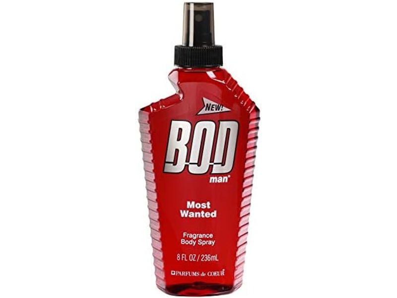 Bod man black body spray for men most wanted 236 ml