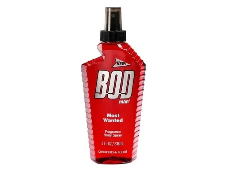 Bod man black body spray for men most wanted 236 ml