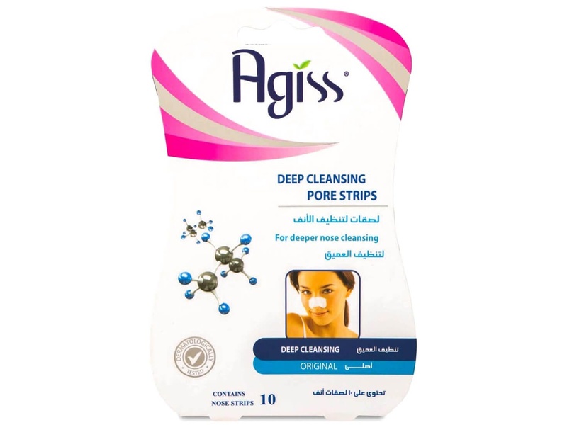 Agiss deep cleansing strips for nose 10 pcs
