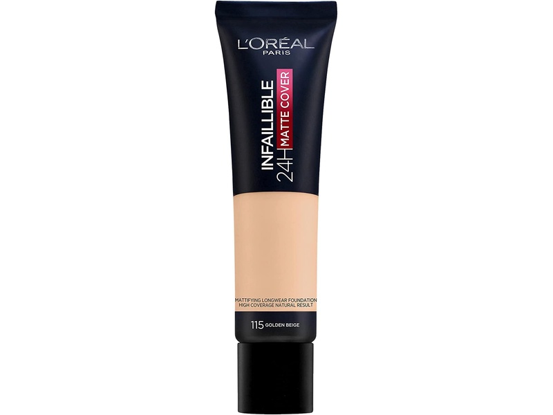 Loreal paris, infallible matte cover 115 golden beige