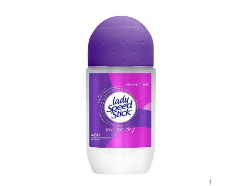 Lady speed stick roll on invisible dry 24h powder fresh 50ml