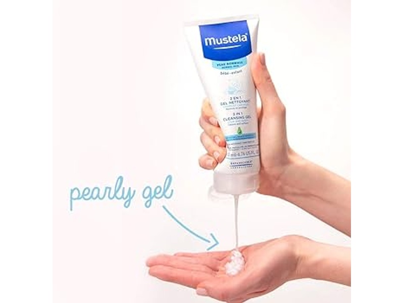 Mustela body wash 2in1 cleansing gel 200 ml