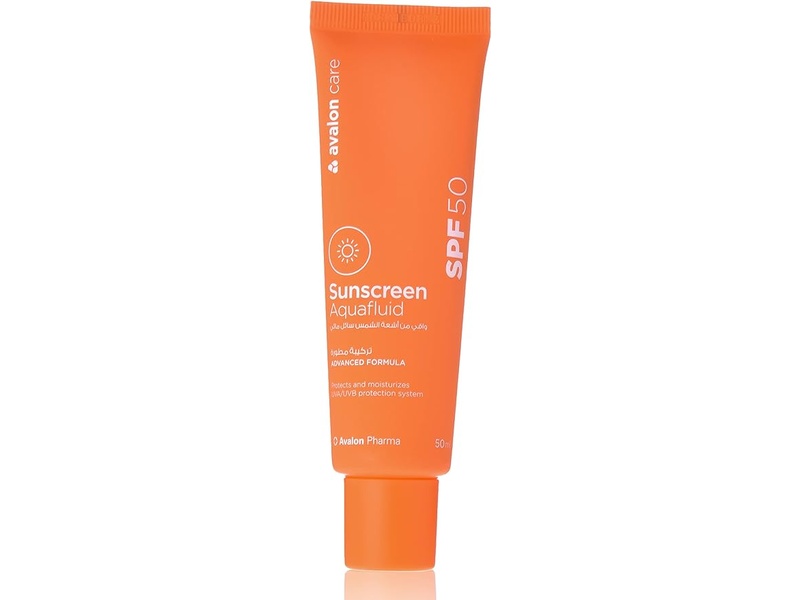 Avalon care sun screen aquafluid 50ml spf50