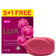 Lux soap bar tempting musk 120gm (5+1)