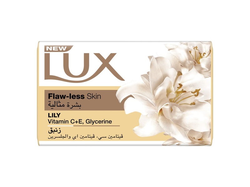 Lux soap bar lily flaw less 75gm (5+1)