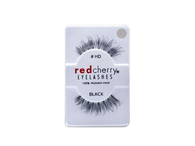 Red cherry eyelashes hd black