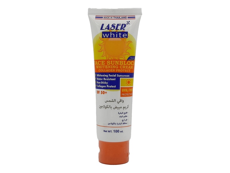 LASER WHITE FACE SUNBLOCK UV50+ 100ML