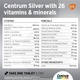 Centrum SILVER  Multivitamins, with a Unique Combination of Balanced Nutrients & Vitamin D, 30 Tabs