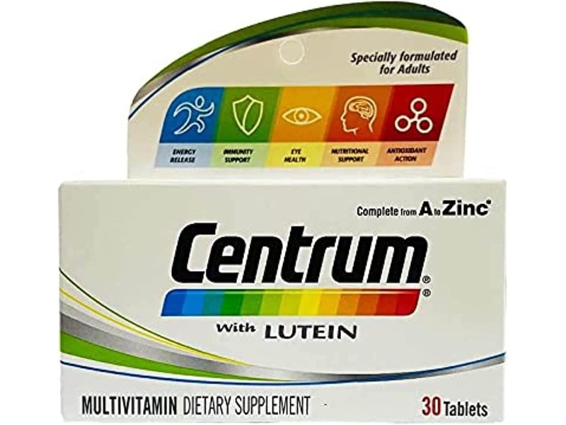 CENTRUM WITH LUTEIN 30 TABLETS