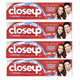 CLOSEUP TOOTHPASTE 75MLX4 RED HOT SPECIAL OFFER