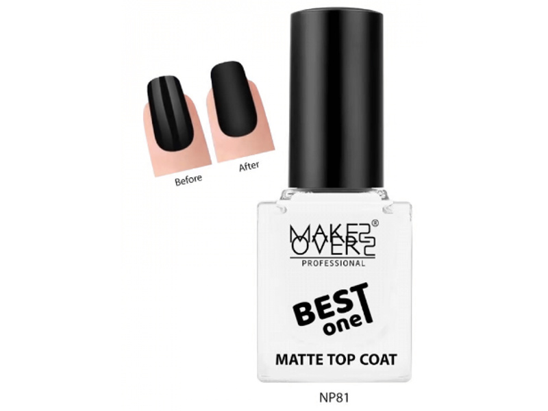 MAKE OVER 22 MATTE TOP COAT NP081 NAIL