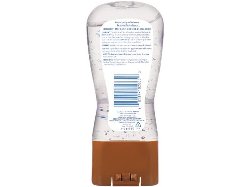 JOHNSONS BABY OIL GEL WITH SHEA &COCOA BUTTER - 192ML