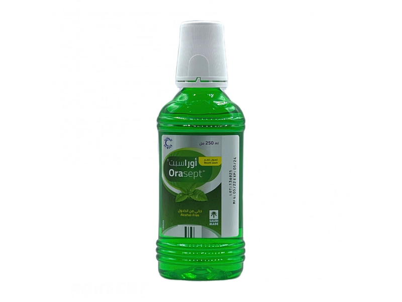 ORASEPT MOUTH WASH 250ML ALCOHOL FREE