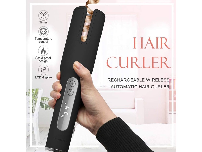 BRSKIN RECHARGEABLE WIRELESS AMTHAIR CURLER