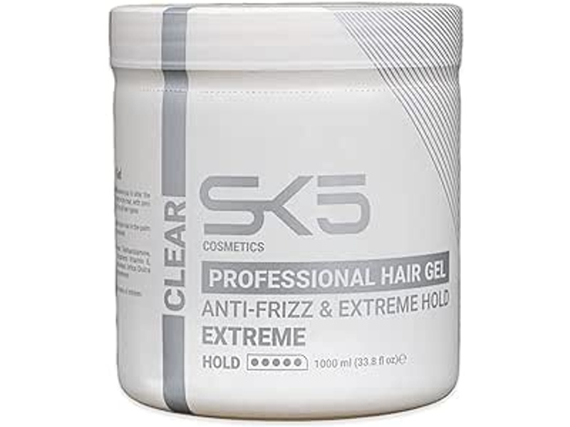 SK5 CLEAR HAIR GEL SUPER HOLD ANTI FRIZZ 500ML