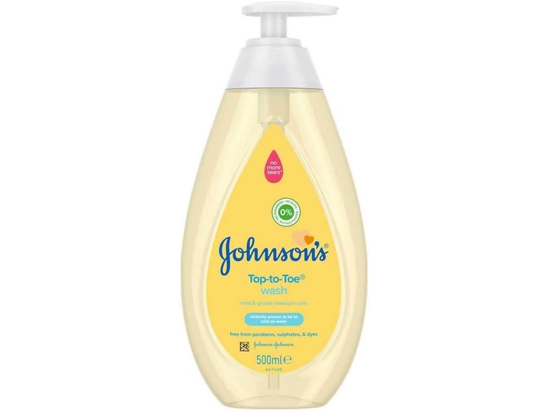 JOHNSONS TOP TO TOE WASH 500ML 