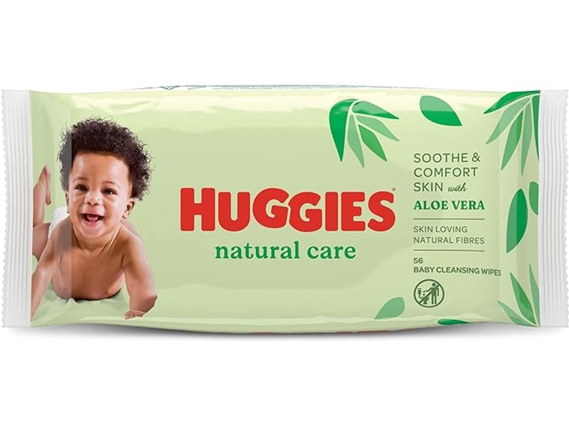 HUGGIES BABY WIPES 56 NATURAL CARE ALOE VERA 