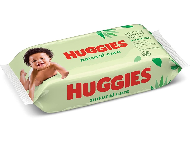 HUGGIES BABY WIPES 56 NATURAL CARE ALOE VERA 