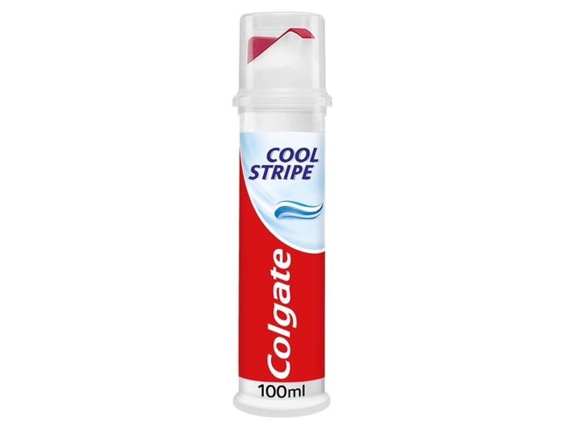 COLGATE TOOTHPASTE PUMP COOL STRIPE 100ML 