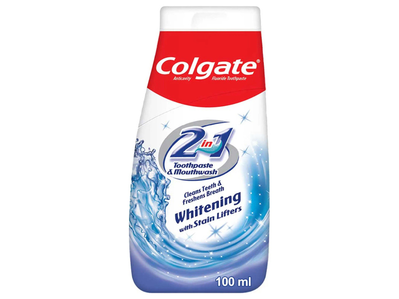 COLGATE TOOTHPASTE WHITENING 2 IN 1 100ML 