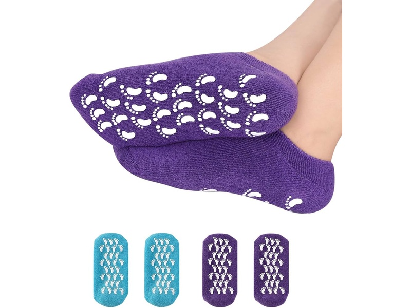 SPA GEL SOCKS MOISTURISING ONE SIZE FITS ALL MIX