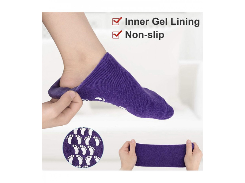 SPA GEL SOCKS MOISTURISING ONE SIZE FITS ALL MIX