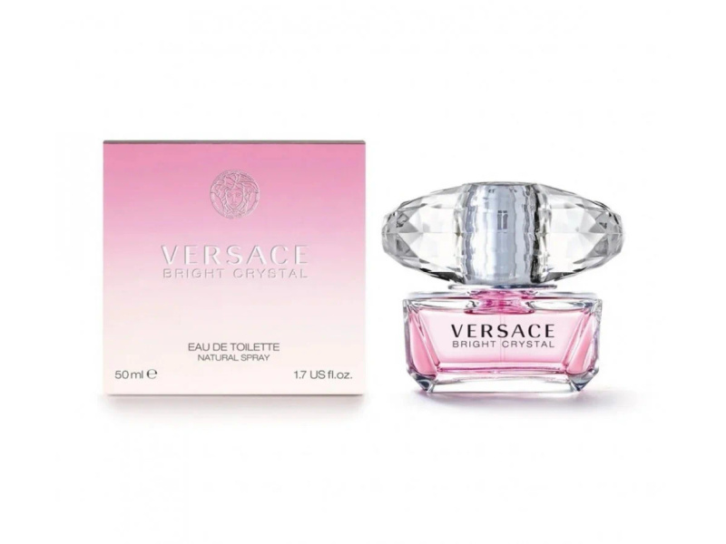 Versace bright crystal for women - eau de toilette 50ml