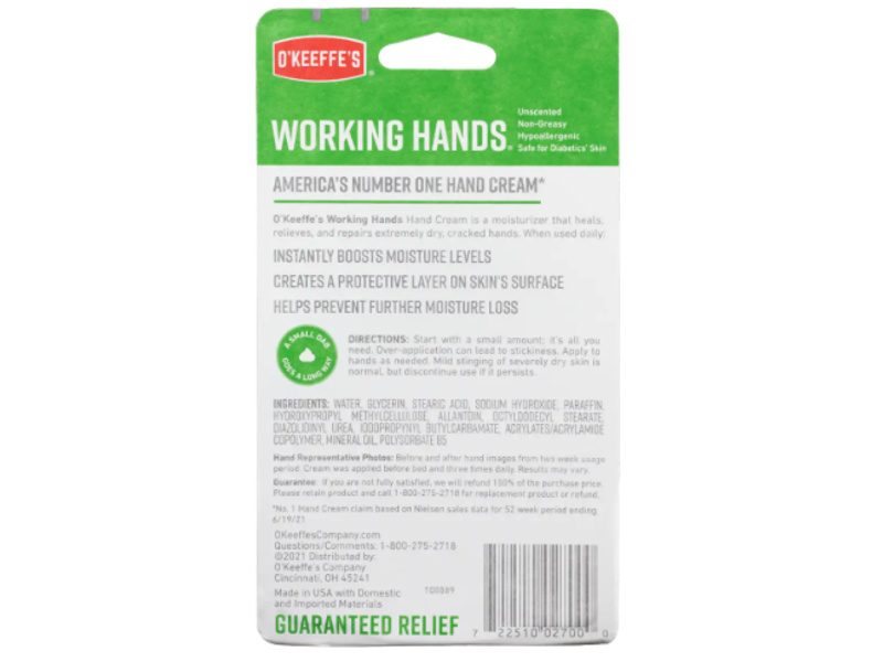 O'KEEFFE'S WORKING HANDS CREAM 76G