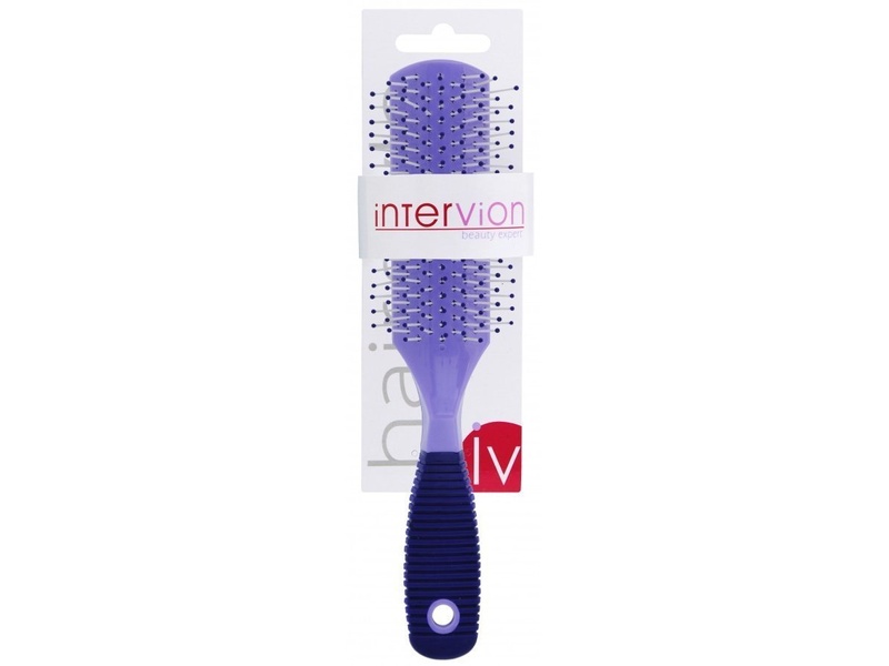 INTER-VION HAIR BRUSH RUBBER HANDLE 499727