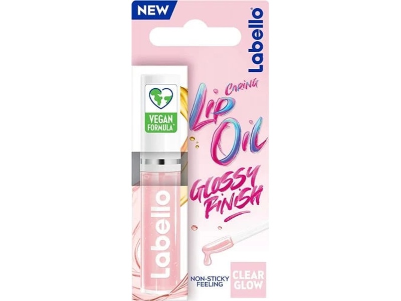 LABELLO CARING LIP OIL GLOSSY FINIS CLEAR 5.5ML