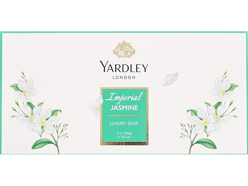 YARDLEY LUXURY SOAP IMPEIAL JASMINE 3+1 FREE 100G