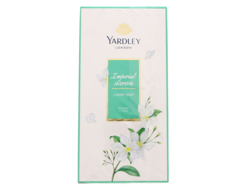 YARDLEY LUXURY SOAP IMPEIAL JASMINE 3+1 FREE 100G