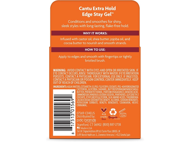 CANTU SHEA BUTTER EDGE STAY GEL 64GM