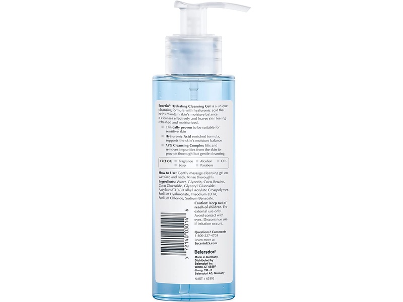 EUCERIN HYDRATING CLEANSING GEL 200ML