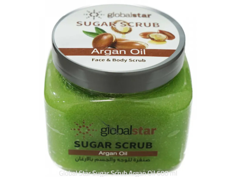 GLOBAL STAR SUGAR SCRUB ARGAN OIL 600ML