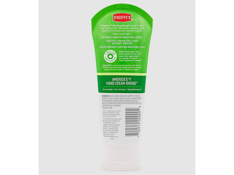 O'KEEFFE'S WORKING HANDS CREAM GUARANTEED RELIEF 85GM