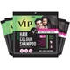 VIP HAIR COLOUR SHAMPOO 5IN1 BROWN 20ML