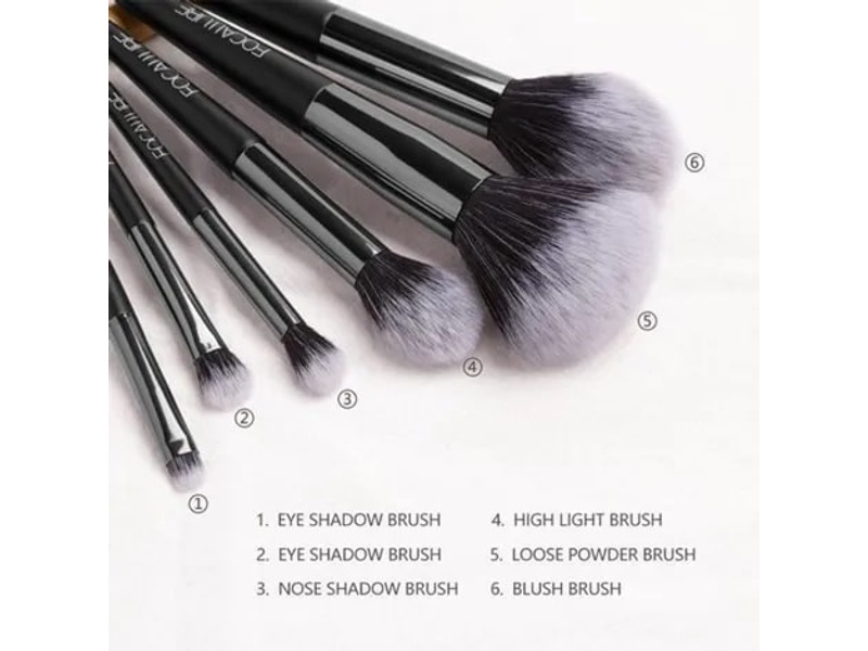 FOCALLURE MAKEUP BRUSHES 6 PCS KIT 70/A