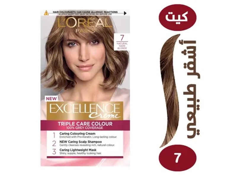 Loreal Excellence Natural Dark Blonde 7 Hair Dye