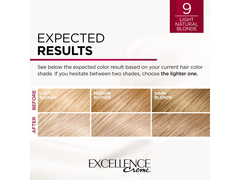 Loreal Excellence Natural Light Blonde 9 Hair Dye