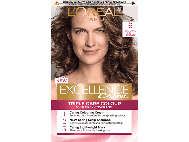 Loreal Excellence Natural Light Brown 6 Hair Dye