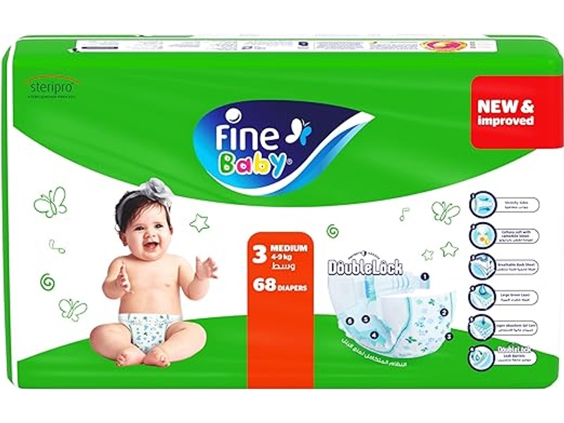 FINE BABY NO3 MEDIUM 68 PCs