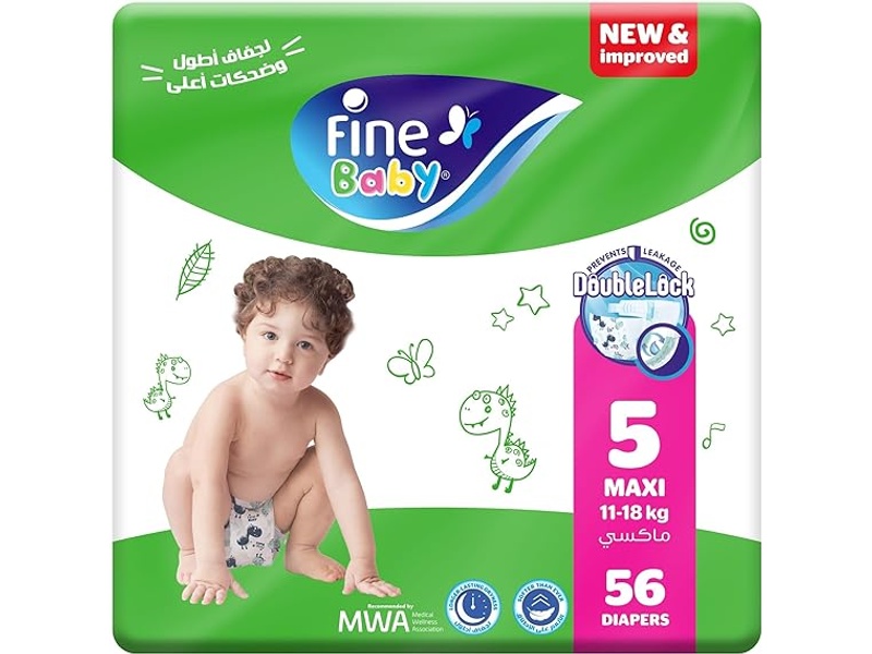 FINE BABY NO5 MAXI MEGA 56PCs