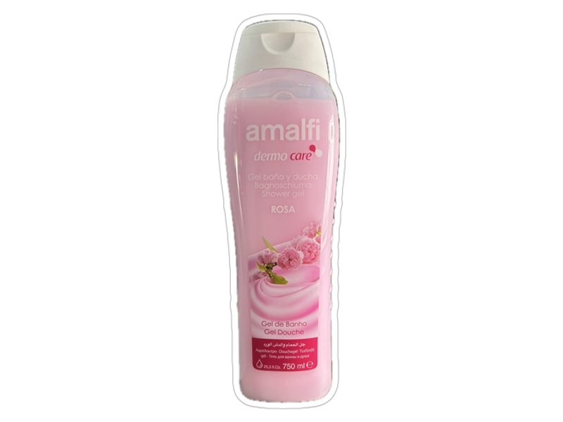 AMALFI SHOWER GEL ROSE 750ML