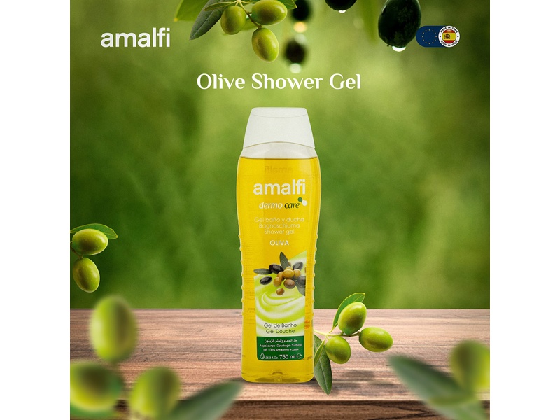 AMALFI SHOWER GEL OLIVE 750ML