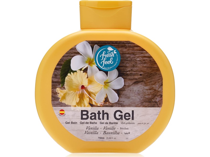 FRESH FEEL BATH GEL VANILLA 750ML